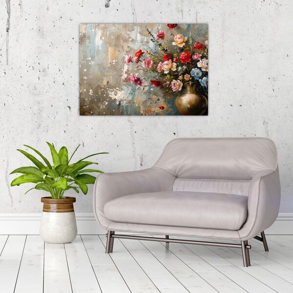 Tablou - Vaza de flori (70x50 cm)