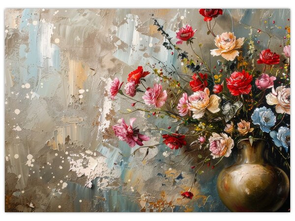 Tablou - Vaza de flori (70x50 cm)