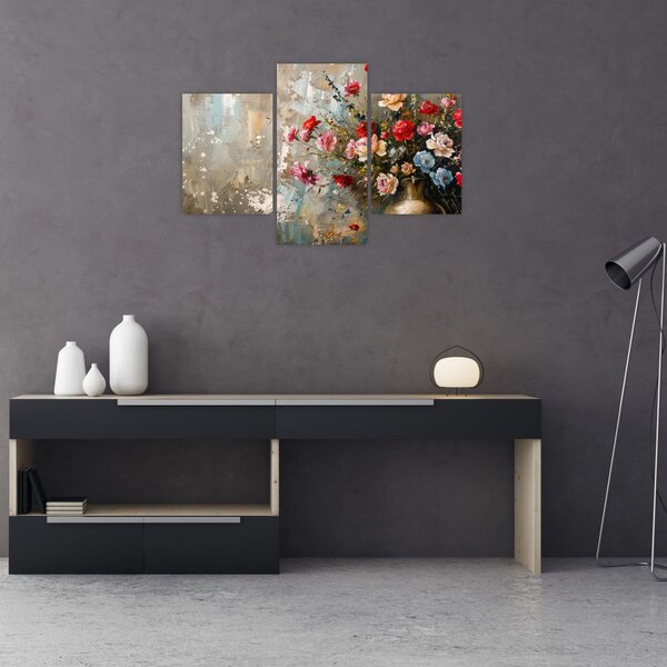 Tablou - Vaza de flori (90x60 cm)