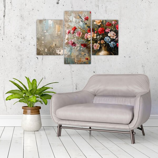 Tablou - Vaza de flori (90x60 cm)