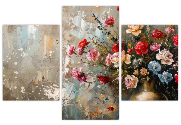 Tablou - Vaza de flori (90x60 cm)