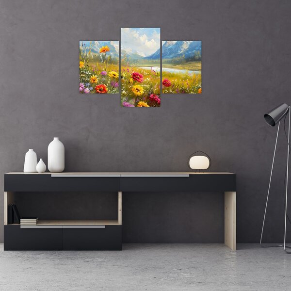 Tablou - Peisaj pictat (90x60 cm)