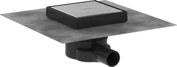 Hansgrohe RainDrain Point rigolă duș 15 cm oţel 56249800