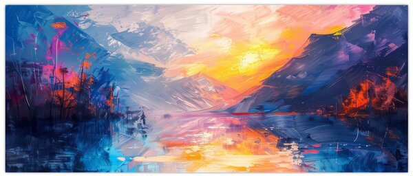 Tablou - Pictura peisajului (120x50 cm)