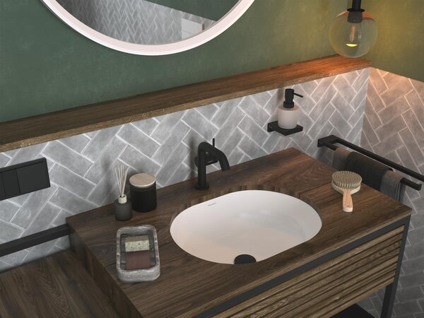 Hansgrohe Xuniva U lavoar 45x35 cm ovale sub blat alb luciu 61050450