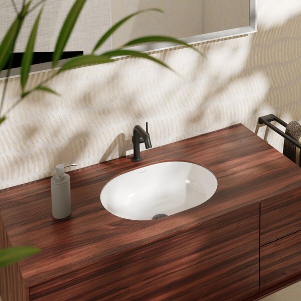 Hansgrohe Xuniva U lavoar 45x35 cm ovale sub blat alb luciu 61050450