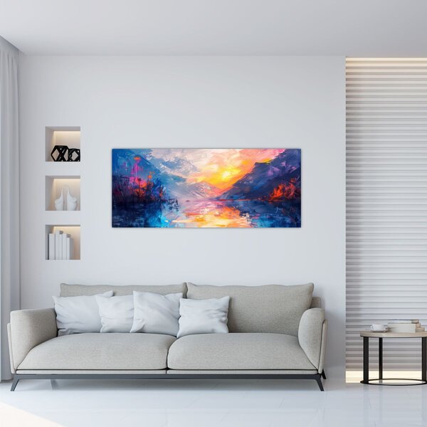 Tablou - Pictura peisajului (120x50 cm)