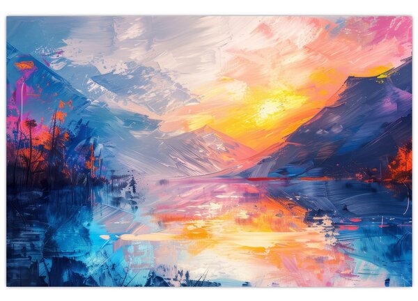 Tablou - Pictura peisajului (90x60 cm)
