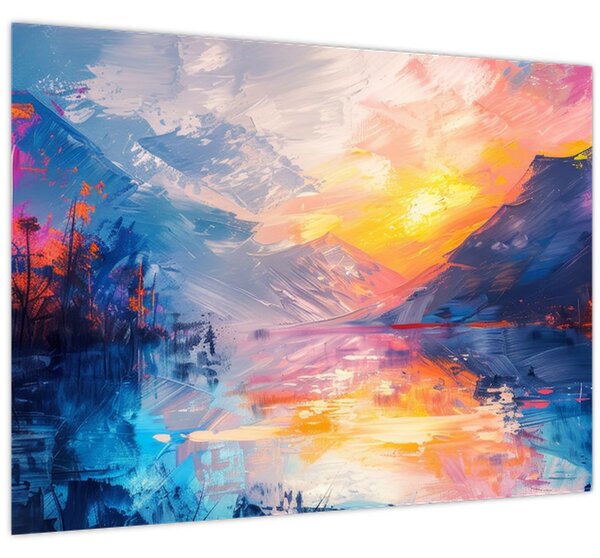 Tablou - Pictura peisajului (70x50 cm)