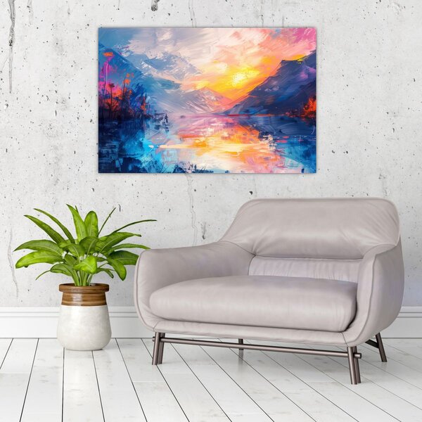 Tablou - Pictura peisajului (90x60 cm)