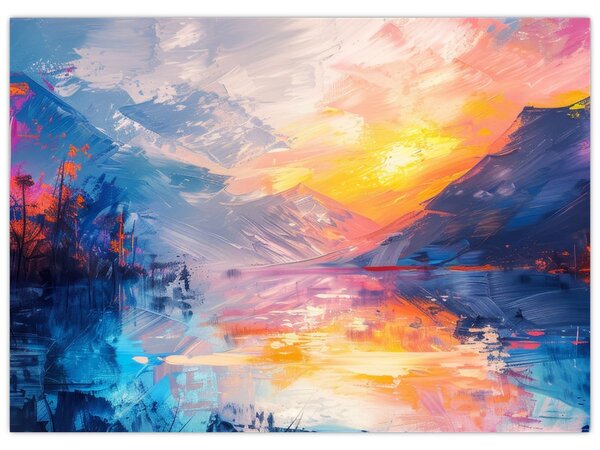 Tablou - Pictura peisajului (70x50 cm)