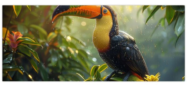 Tablou - Tukan (120x50 cm)