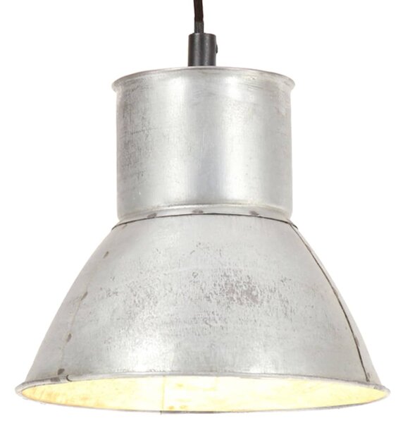 Lampă suspendată, 25 W, argintiu, rotund, 17 cm, E27