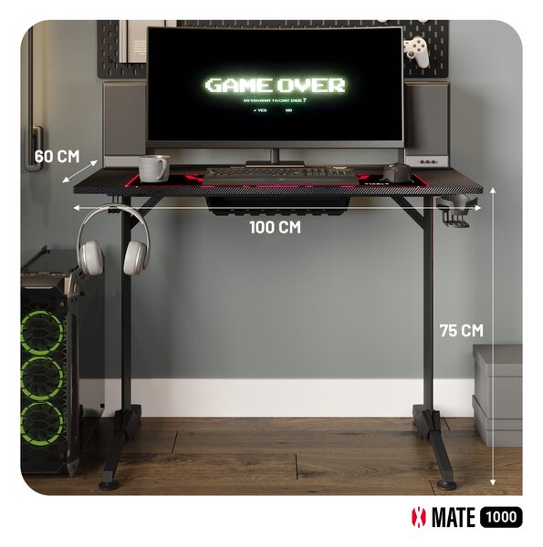 Birou mic de gaming Diablo X-Mate 1000