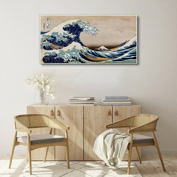 Tablou canvas Marele val Kanagawa