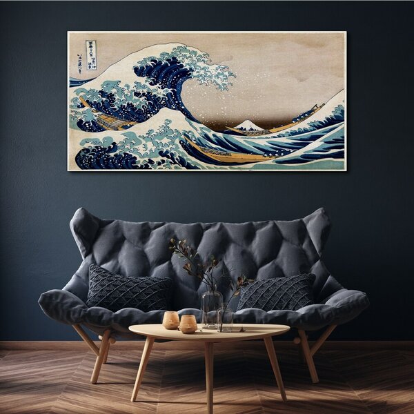Tablou canvas Marele val Kanagawa