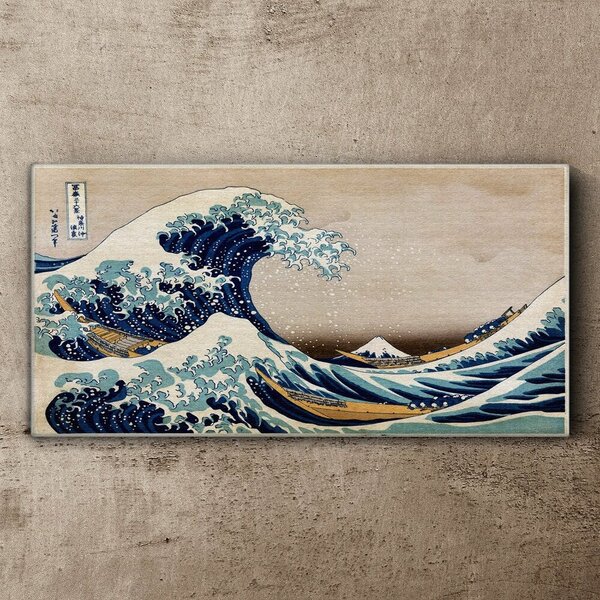 Tablou canvas Marele val Kanagawa