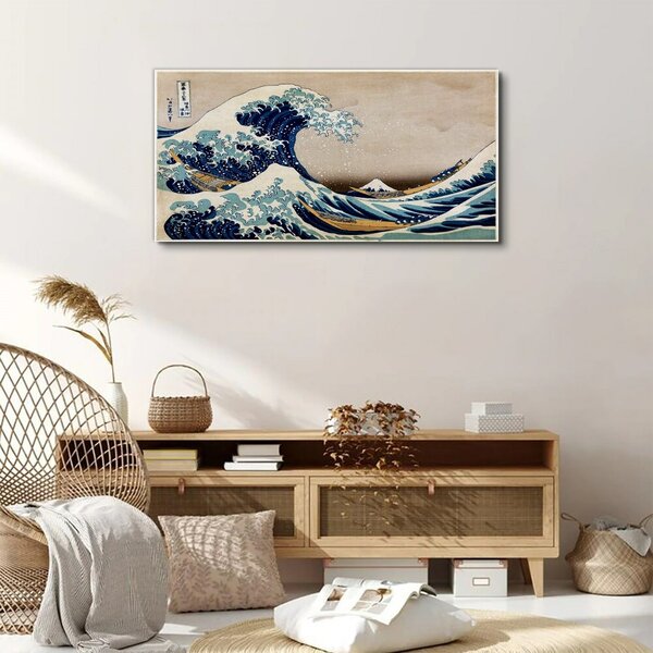 Tablou canvas Marele val Kanagawa