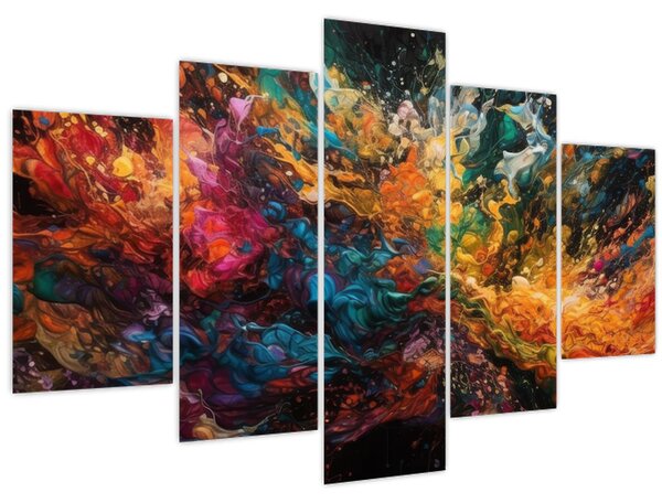 Tablou - Abstracția culorilor II. (150x105 cm)
