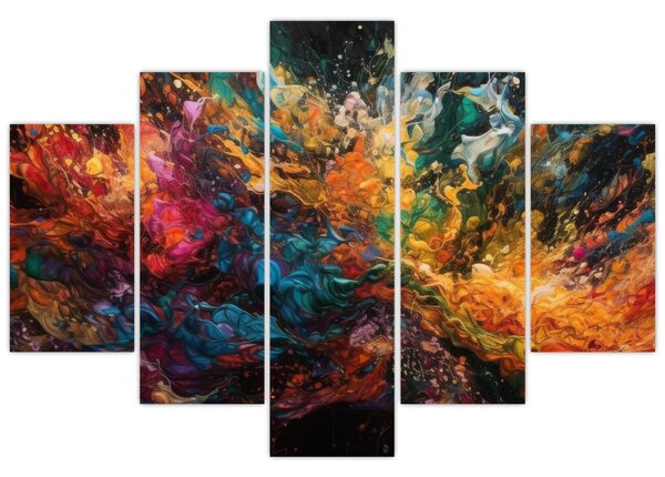 Tablou - Abstracția culorilor II. (150x105 cm)