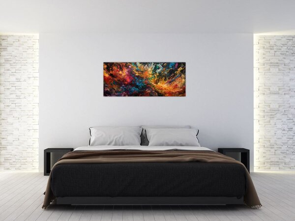 Tablou - Abstracția culorilor II. (120x50 cm)