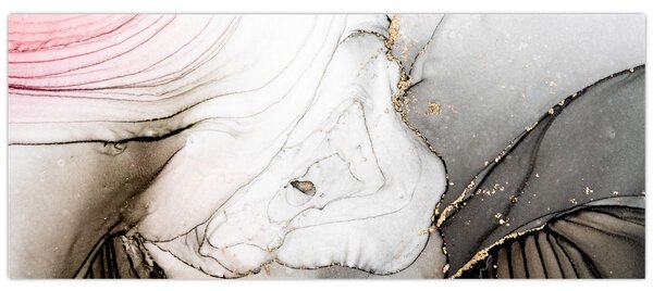 Tablou - Cerneală de marmură (120x50 cm)