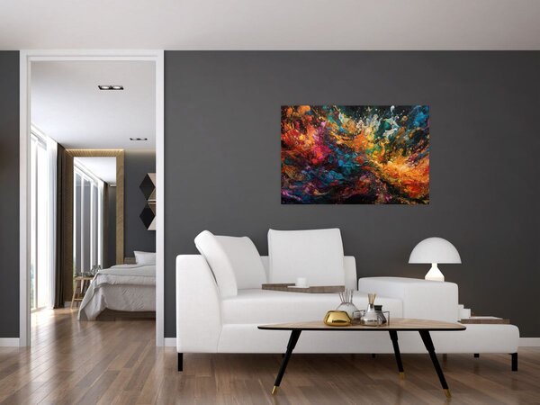 Tablou - Abstracția culorilor II. (90x60 cm)