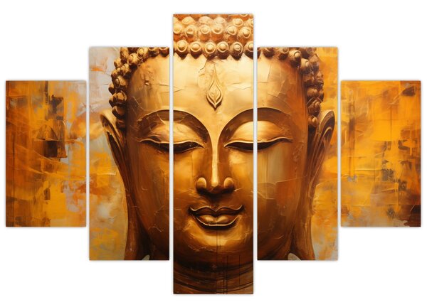 Tablou - Buddha, pictură în ulei (150x105 cm)