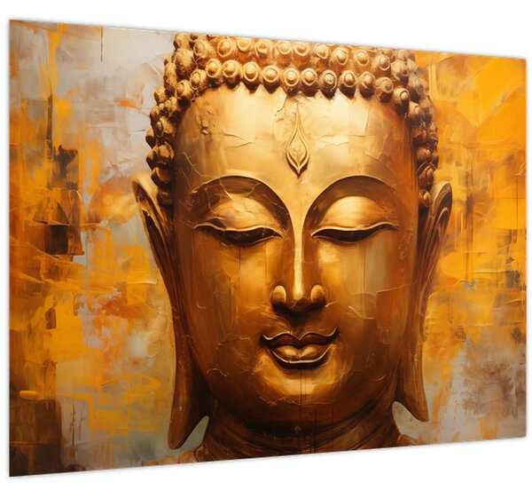 Tablou - Buddha, pictură în ulei (70x50 cm)