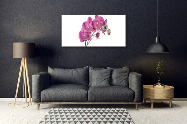 Tablou pe sticla Flori Floral Roșu