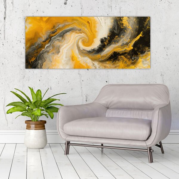 Tablou - Abstractizare în spirală (120x50 cm)
