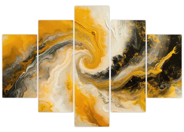 Tablou - Abstractizare în spirală (150x105 cm)