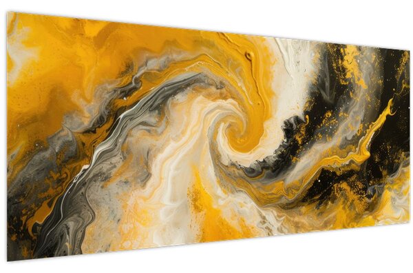 Tablou - Abstractizare în spirală (120x50 cm)
