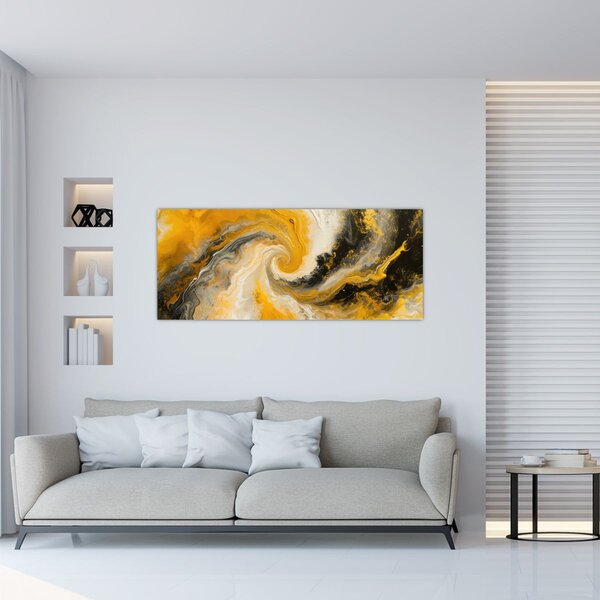 Tablou - Abstractizare în spirală (120x50 cm)