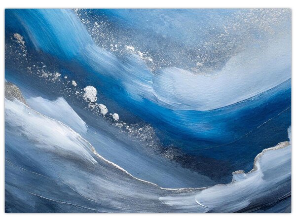 Tablou - Abstractizarea oceanului (70x50 cm)