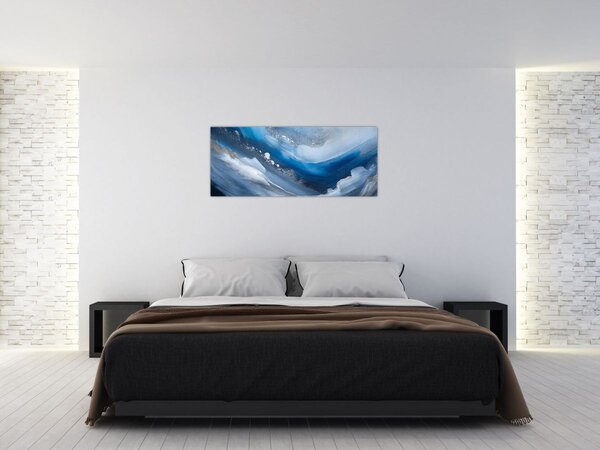 Tablou - Abstractizarea oceanului (120x50 cm)