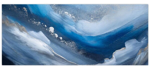 Tablou - Abstractizarea oceanului (120x50 cm)