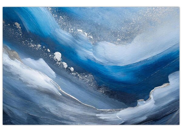 Tablou - Abstractizarea oceanului (90x60 cm)