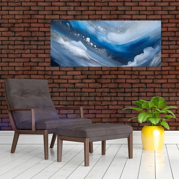 Tablou - Abstractizarea oceanului (120x50 cm)