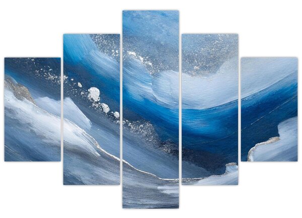 Tablou - Abstractizarea oceanului (150x105 cm)
