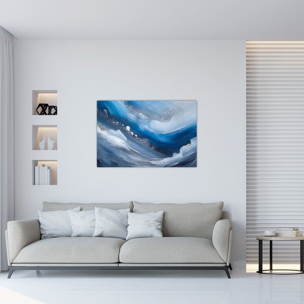 Tablou - Abstractizarea oceanului (90x60 cm)