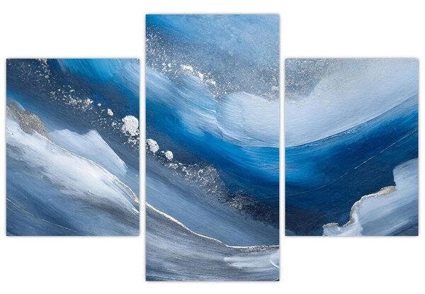 Tablou - Abstractizarea oceanului (90x60 cm)