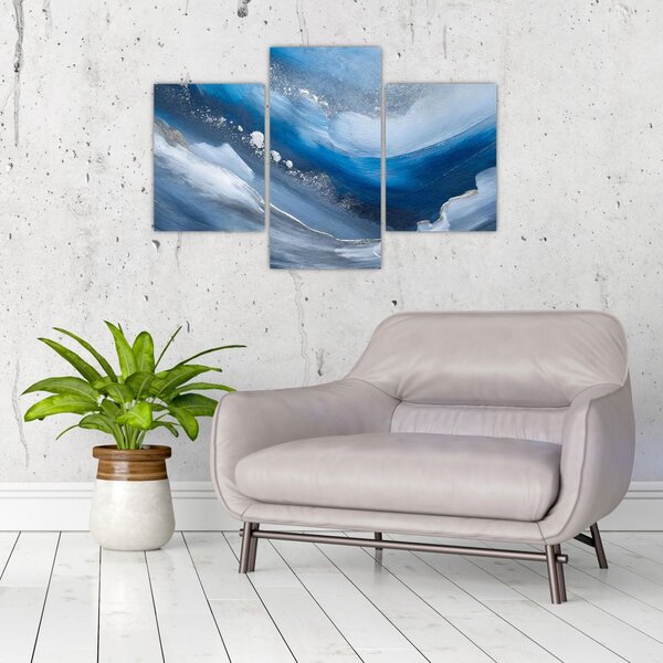 Tablou - Abstractizarea oceanului (90x60 cm)