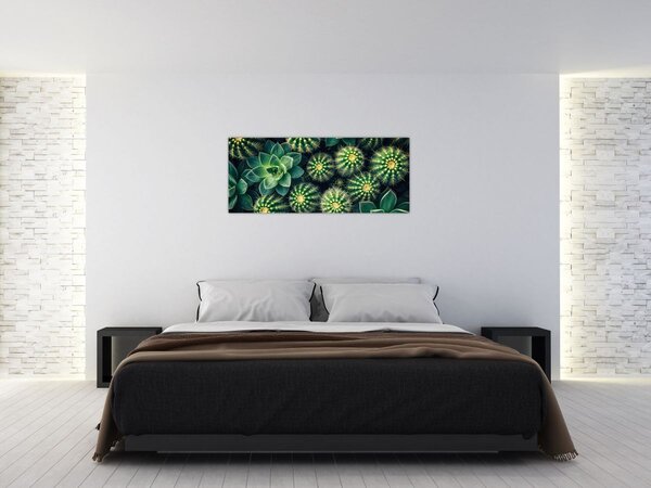Tablou - Cactuși (120x50 cm)