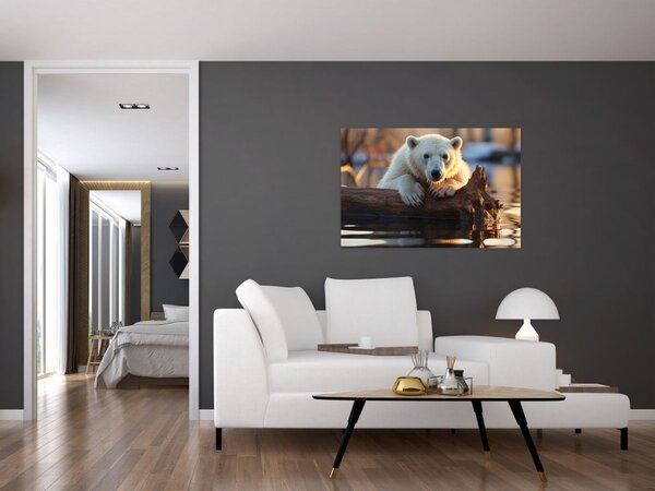 Tablou - Ursul polar (90x60 cm)