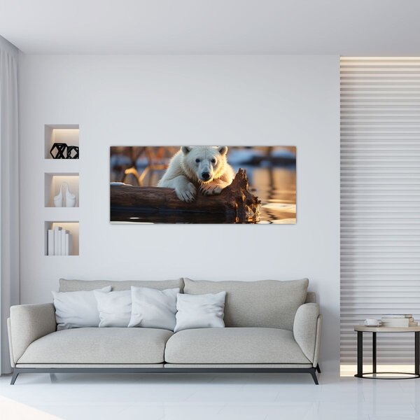 Tablou - Ursul polar (120x50 cm)