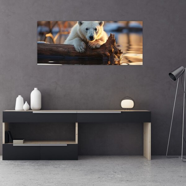 Tablou - Ursul polar (120x50 cm)