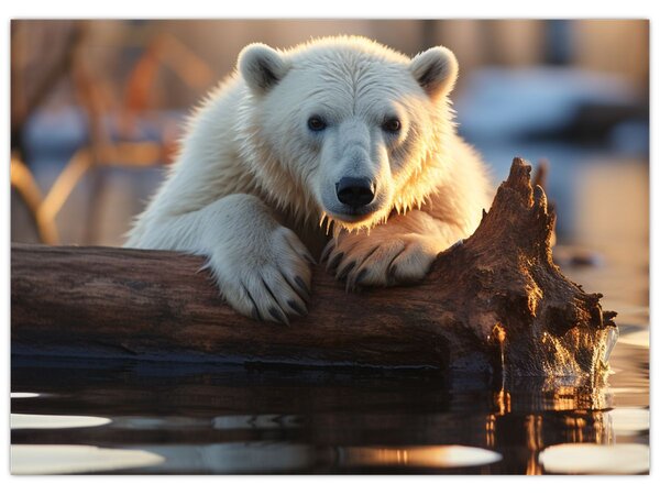 Tablou - Ursul polar (70x50 cm)