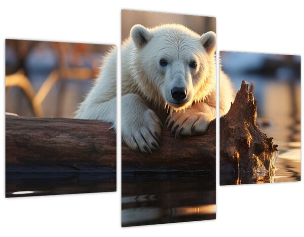 Tablou - Ursul polar (90x60 cm)