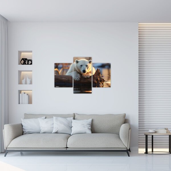 Tablou - Ursul polar (90x60 cm)